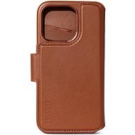 Decoded Leather Detachable Wallet Tan iPhone 15 Pro - Mobiltelefon tok