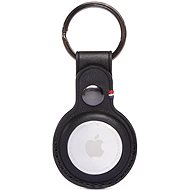 Decoded Leather Keychain Black Apple Airtag - AirTag Key Ring
