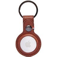 Decoded Leather Keychain Brown Apple Airtag - AirTag Key Ring
