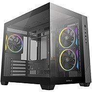DeepCool CG330 3F Black - Számítógépház