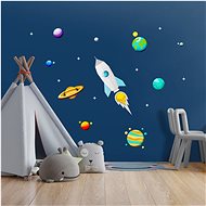 Decoralina – Planety s raketou - Samolepicí fólie