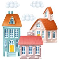 Decoralina – Městské baráčky 3 - Samolepicí fólie