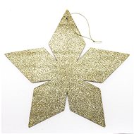 DECOLED Christmas decoration - gold star 2D, 60 cm - Christmas Decoration