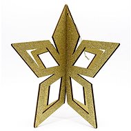 DECOLED Christmas decoration - gold star 3D, 80 cm - Christmas Decoration