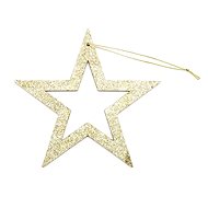 DECOLED Christmas decoration - gold star, hollow, 80 cm - Christmas Decoration
