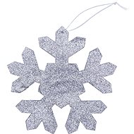 DECOLED Christmas decoration - snowflake, silver, 15 cm - Christmas Decoration