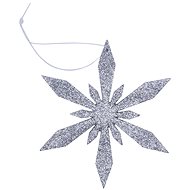 DECOLED Christmas decoration - snowflake, silver, 15 cm - Christmas Decoration