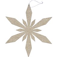 DECOLED Christmas decoration - snowflake, gold, 80 cm - Christmas Decoration