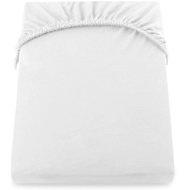 DecoKing Cotton sheet with elastic Amber, white, 180 x 200 cm - Bedsheet