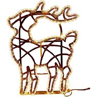DECOLED LED deer light, 47 × 64 cm, warm white - Christmas Lights
