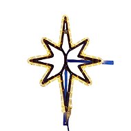 DECOLED LED star light, hanging 3D print, 35x50 cm, warm white - Christmas Lights