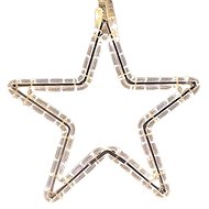 DECOLED LED star light, 40cm, warm white - white cable - Christmas Lights