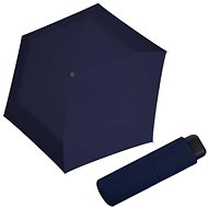 Derby Micro Slim - women's/children's folding umbrella, blue, solid colour blue - Children's Umbrella