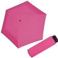 Derby Micro Slim - women's/children's folding umbrella, pink, solid colour pink - Children's Umbrella