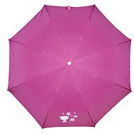 Derby Mini Printed - Kids Folding Umbrella, Pink, solid colour pink - Children's Umbrella