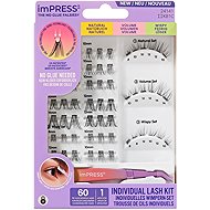 KISS imPRESS Individual Lash Kit - Adhesive Eyelashes