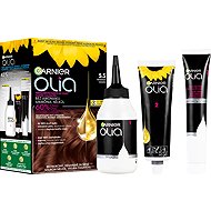 GARNIER Olia 5.5 Mahagonová hnědá, 60+60+54 ml - Hair Dye