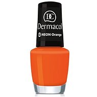 DERMACOL Neon Nail Polish Orange č.2 - Lak na nehty