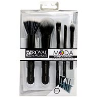 Moda® Perfect Mineral Black Brush Kit 6pcs - Make-up Brush Set