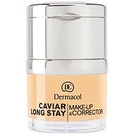 DERMACOL Caviar Long Stay Make-Up & Corrector No.1,5 Sand 30 ml - Alapozó