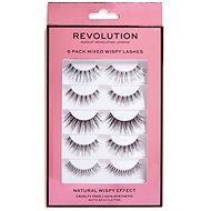 REVOLUTION 5 Pack Mixed Wispy 5pcs - Adhesive Eyelashes
