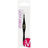 INTERVION Premium Eyebrow Tweezers Black - Tweezer