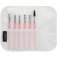 CHIQUE Magic Eye Kit Unicorn - Set of cosmetic brushes for eyes - pearl pink 7 pcs - Make-up Brush Set