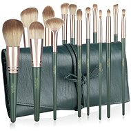 GloryStyles Green cosmetic brush set with case - Make-up Brush Set