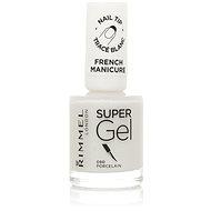 RIMMEL LONDON Super Gel French Manicure 090 Porcelain 12 ml - Körömlakk