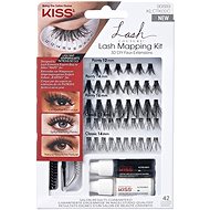 KISS 3D DIY Faux Extensions LASH MAPPING KIT - Adhesive Eyelashes