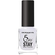 DERMACOL 5 Days Stay No. 59 Mermaid White 11 ml - Nail Polish