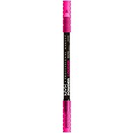 NYX PROFESSIONAL MAKEUP Powder Louder Brow Pencil, Black - Eyebrow Pencil