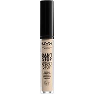 NYX PROFESSIONAL MAKEUP Can't Stop Won't Stop Concealer 02 Alabaster, 3.5ml - Corrector