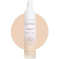 GOSH Dewy Foundation Drops 002 Porcelain 12 ml - Make-up