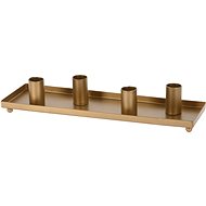 H&L Metal candle holder for 4 candles, gold - Candlestick