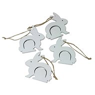 GOBA Easter hanging decoration - Bunnies, 4 pcs - Easter Decoration