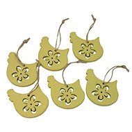 GOBA Easter hanging decoration - Chickens, 6 pcs - Easter Decoration