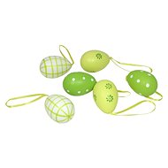 GOBA Easter decoration - Plastic eggs, Easter, green - Easter Decoration