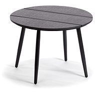 Designlink LOUNGE fekete kávé színű - Kerti asztal