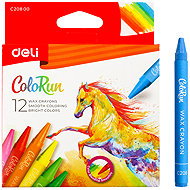 DELI colourun EC20800 12 Colours - Wax Crayons