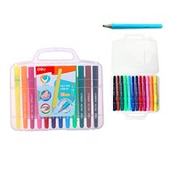 DELI U-TOUCH trojhranné 12 barev - Felt Tip Pens