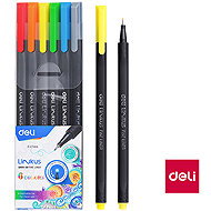 DELI Linkus 6 colours - Fineliner Pens