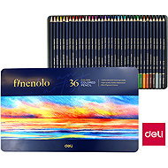 DELI FINENOLO in metal case, 36 colours - Coloured Pencils