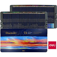 DELI FINENOLO in metal case, 72 colours - Coloured Pencils