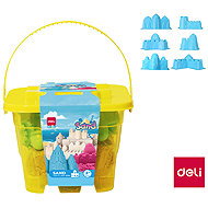 DELI with moulds, 500 g, yellow - Kinetic Sand