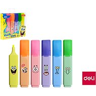 DELI Spongebob, 1-5 mm - set of 6 - Highlighter