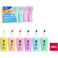 DELI mini pastels, 1-5 mm - set of 6 - Highlighter