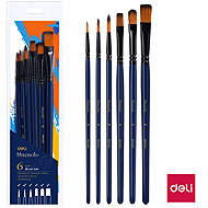 DELI FINENOLO round and flat - set of 6 - Brush