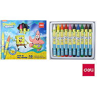 DELI Spongebob 8 mm, 10 colours - Wax Crayons