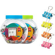 DELI 15 mm, coloured - box of 50 pcs - Binder Clip